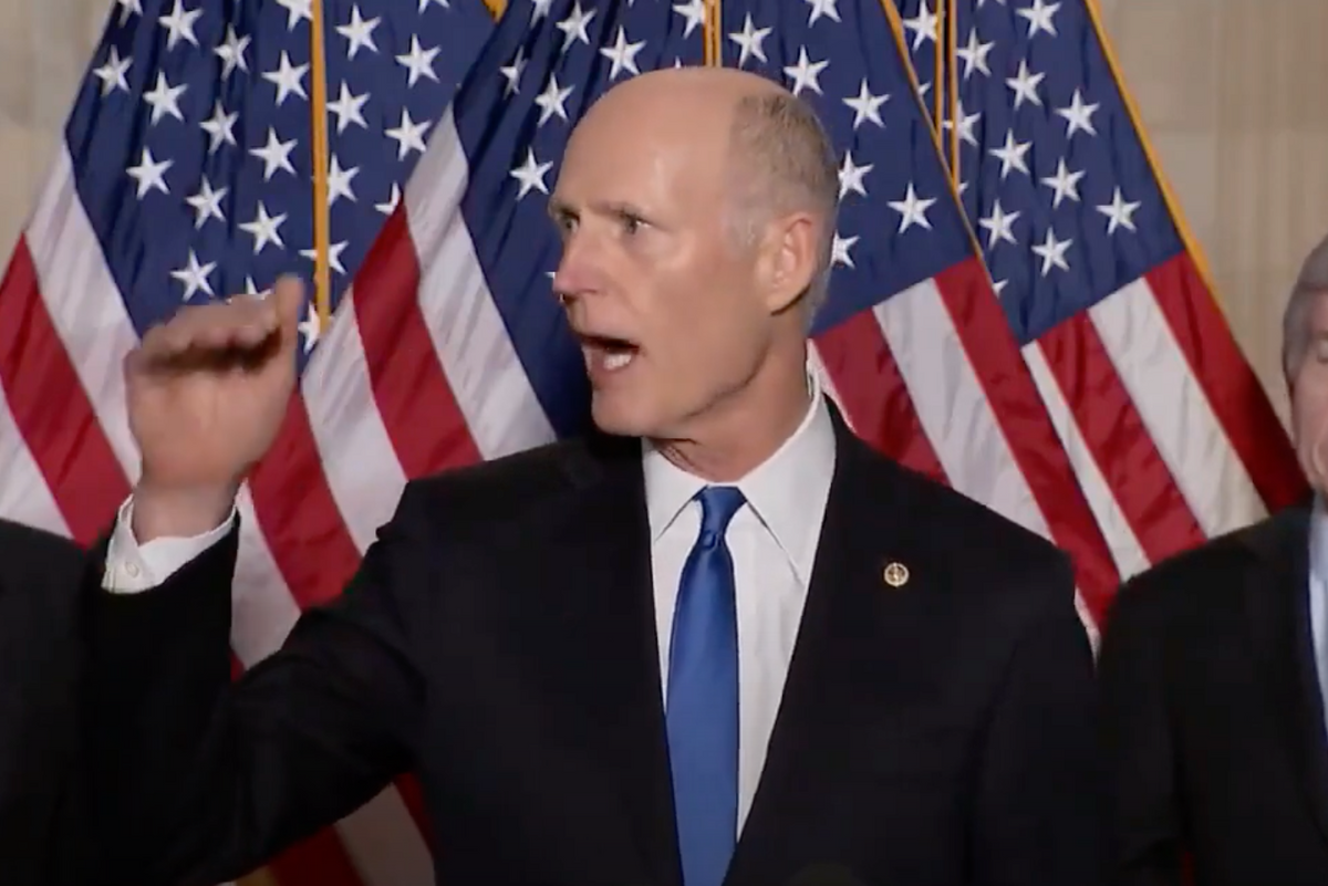 Rick Scott Terrified Trump Will Cost GOP The Senate ... Again