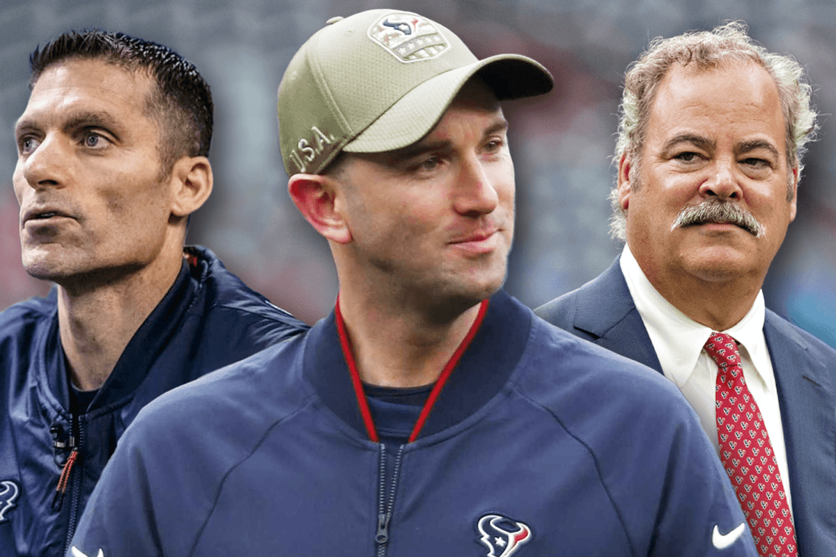 Texans Nick Caserio, Jack Easterby, Cal McNair