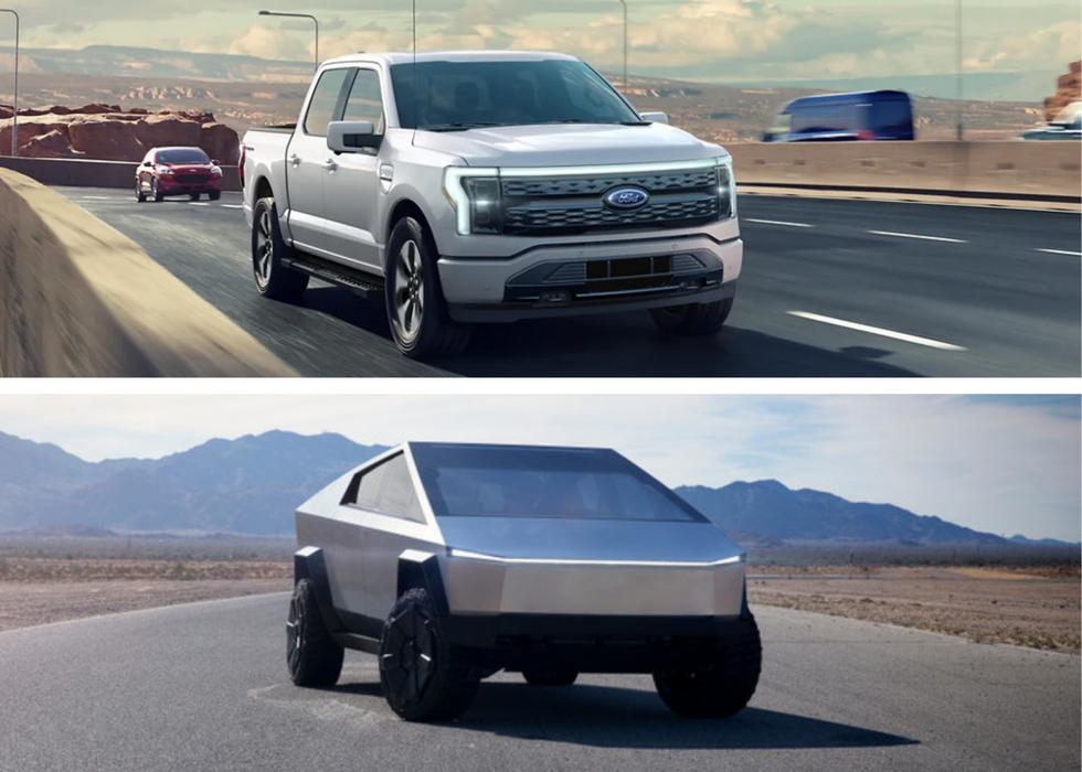 Ford&#39;s F-150 Lightning vs. Tesla&#39;s Cybertruck: The race to become America&#39;s  pickup - austonia