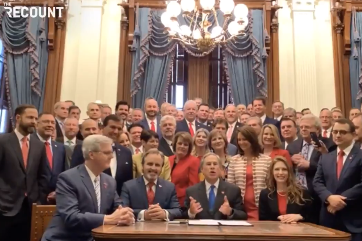 Look At These F*cking Texas White Men Banning All Your Abortions