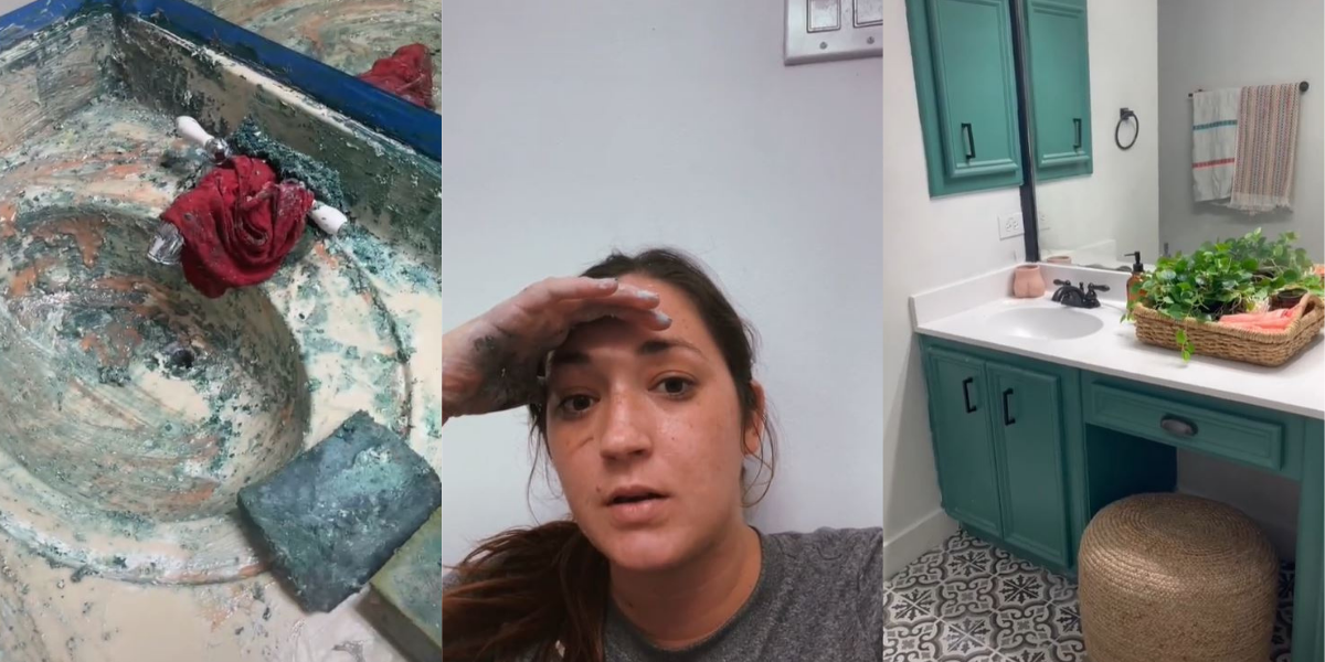 TikToker’s DIY Bathroom Renovations Quickly Go South In Viral Saga: VIDEO