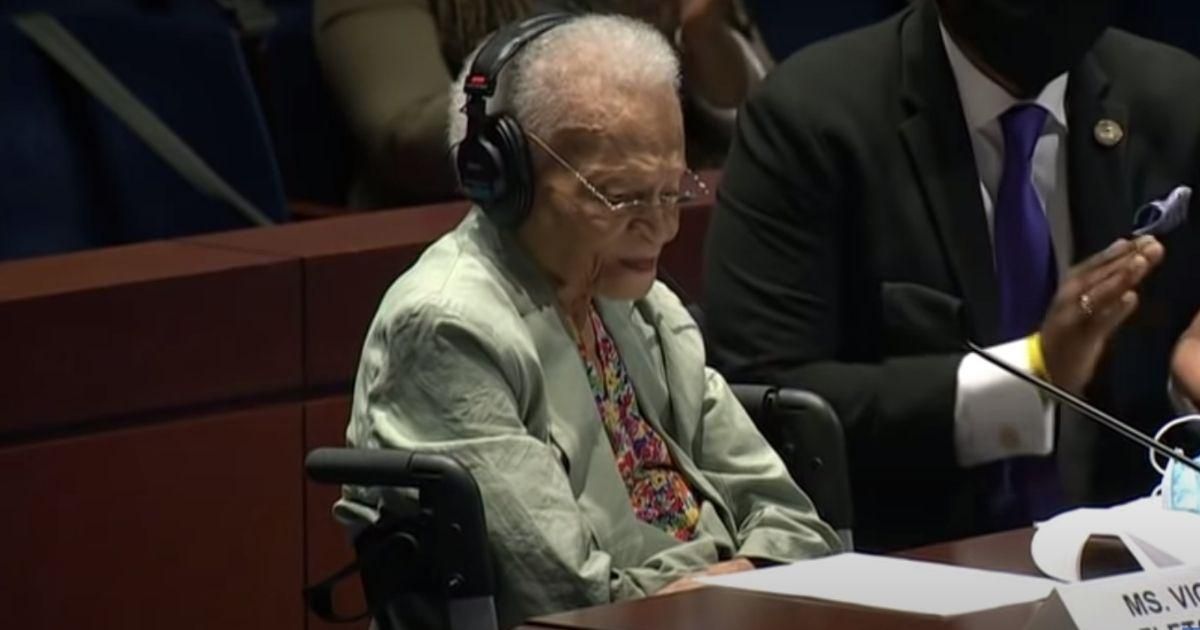 A 107-yr-old witness to the Tulsa Race Massacre just gave a powerful testimony to Congress