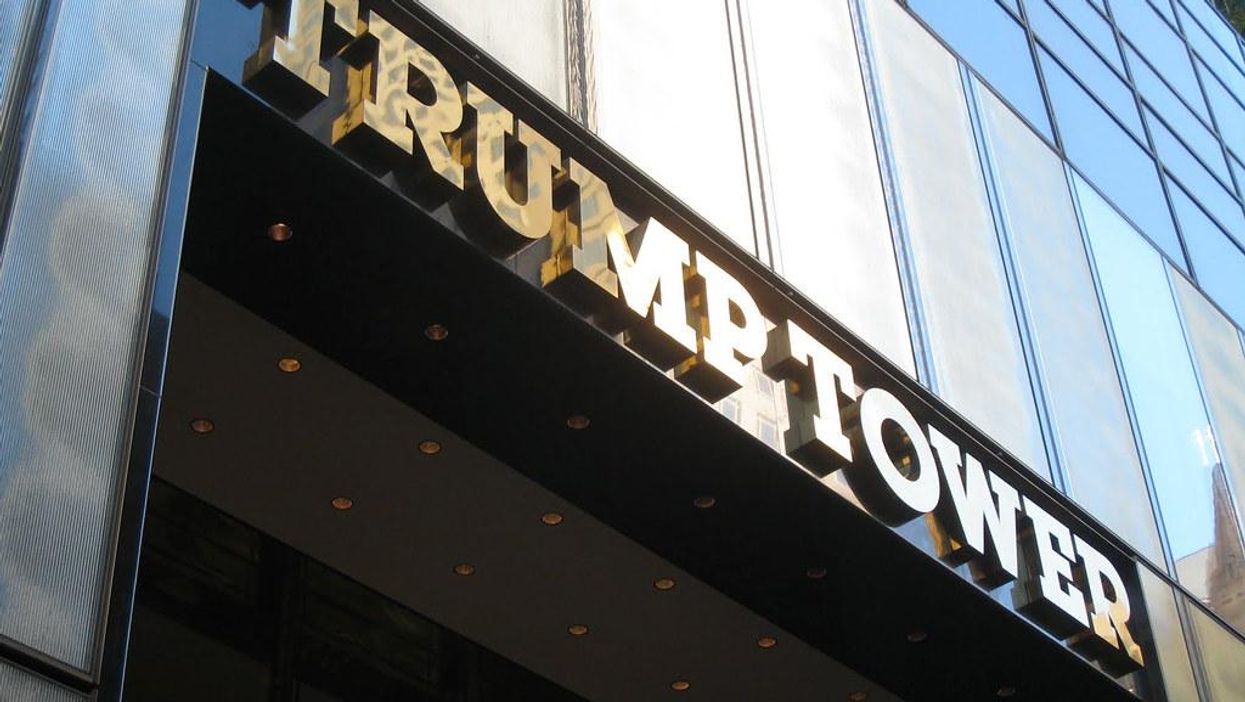 Trump Tower in New York City, headquarters of the Trump Organization.