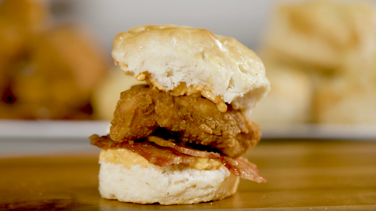 This sweet heat chicken biscuit recipe is the perfect Southern meal