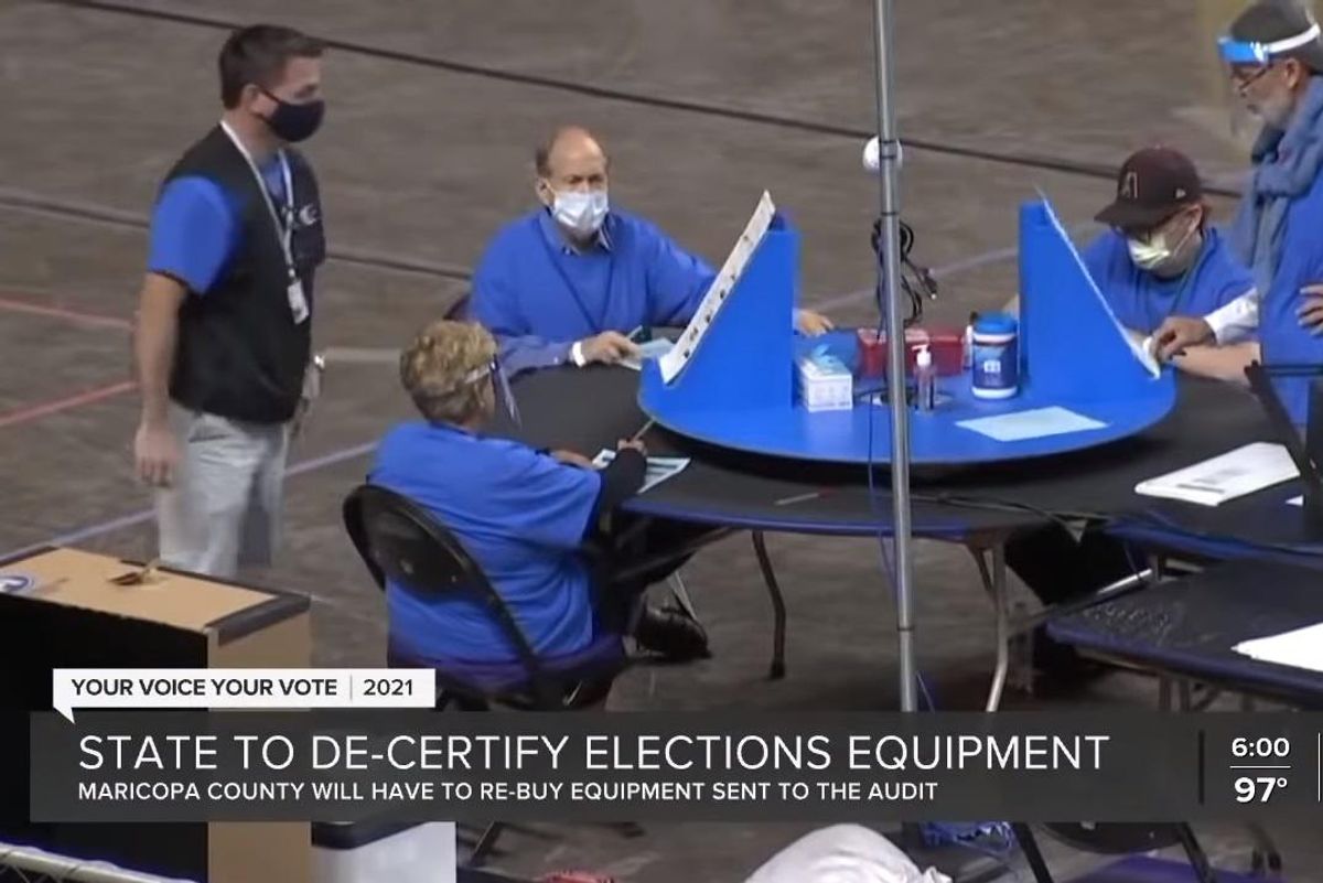 Oops, Arizona's Phony Election 'Audit' Made Hundreds Of Voting Machines Unsafe To Use