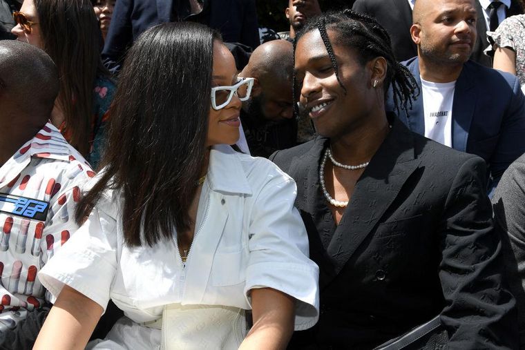 Rihanna and ASAP Rocky Attend Fenty Beauty Event with Rih in