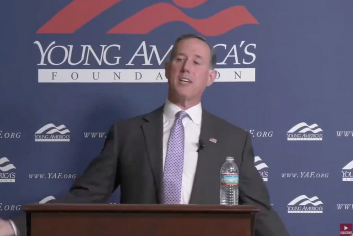 CNN Finally Dumps Rick 'Frothy Mixture' Santorum From Their Roster