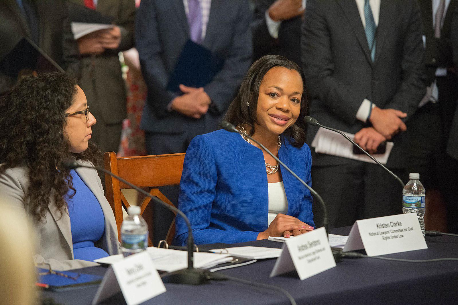 Kristen Clarke, President Biden's choice to lead the Justice Department’s Civil Rights Division.