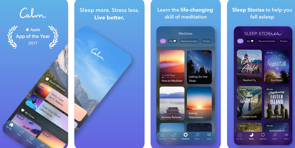 Calm meditation app