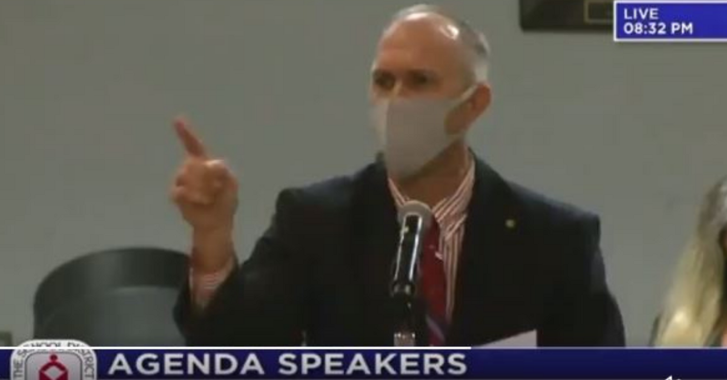 Florida Man Yells 'Braveheart'-Style At School Board Over Their Equity Statement In Absurd Video