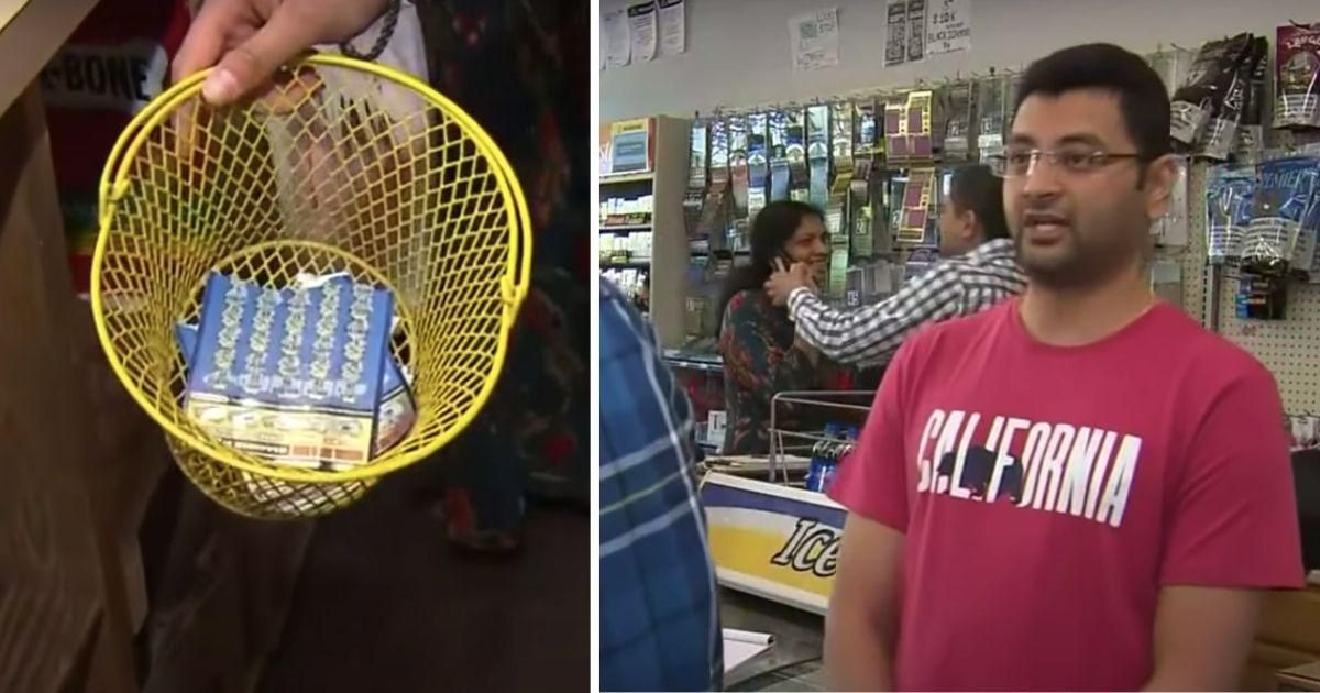 A woman threw out a $1 million lottery ticket. These honest store owners returned it to her.