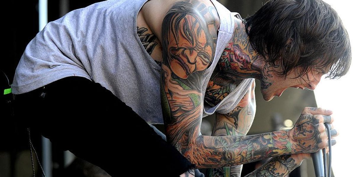 oliver sykes chest tattoo
