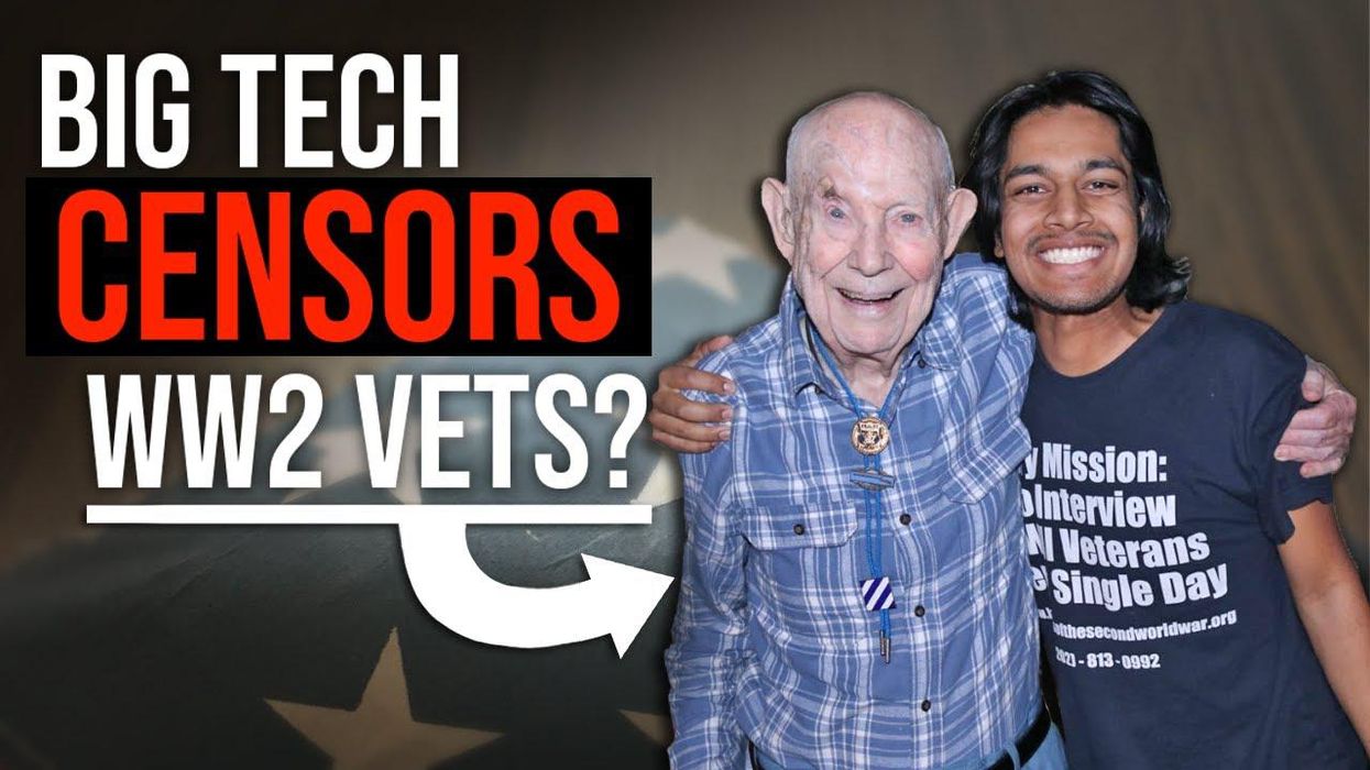 Big Tech now censors the stories of WW2 VETS too?