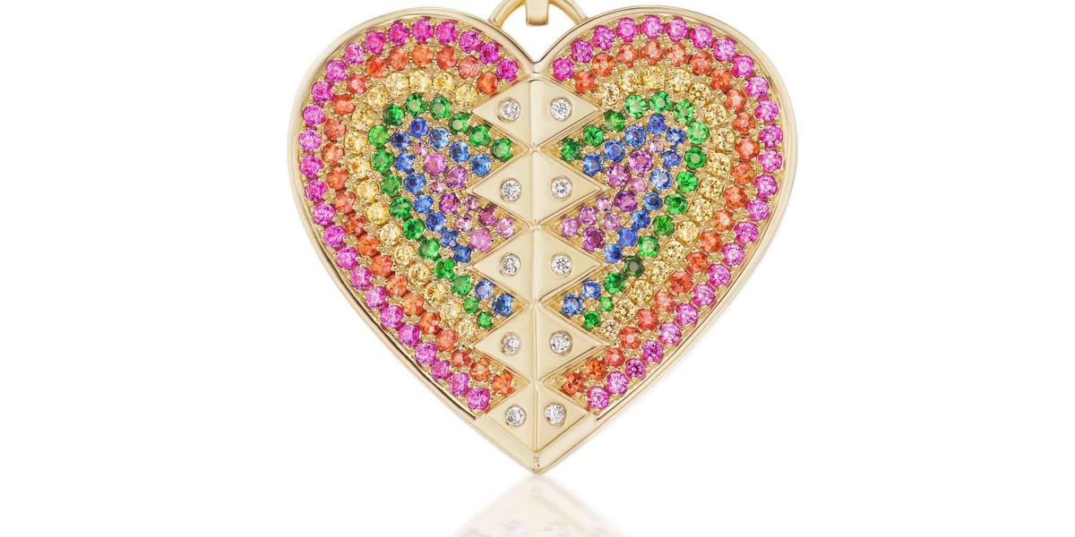 Harwell Godfrey's rainbow heart pendant supports HRC + more local style news - Vimarsana News