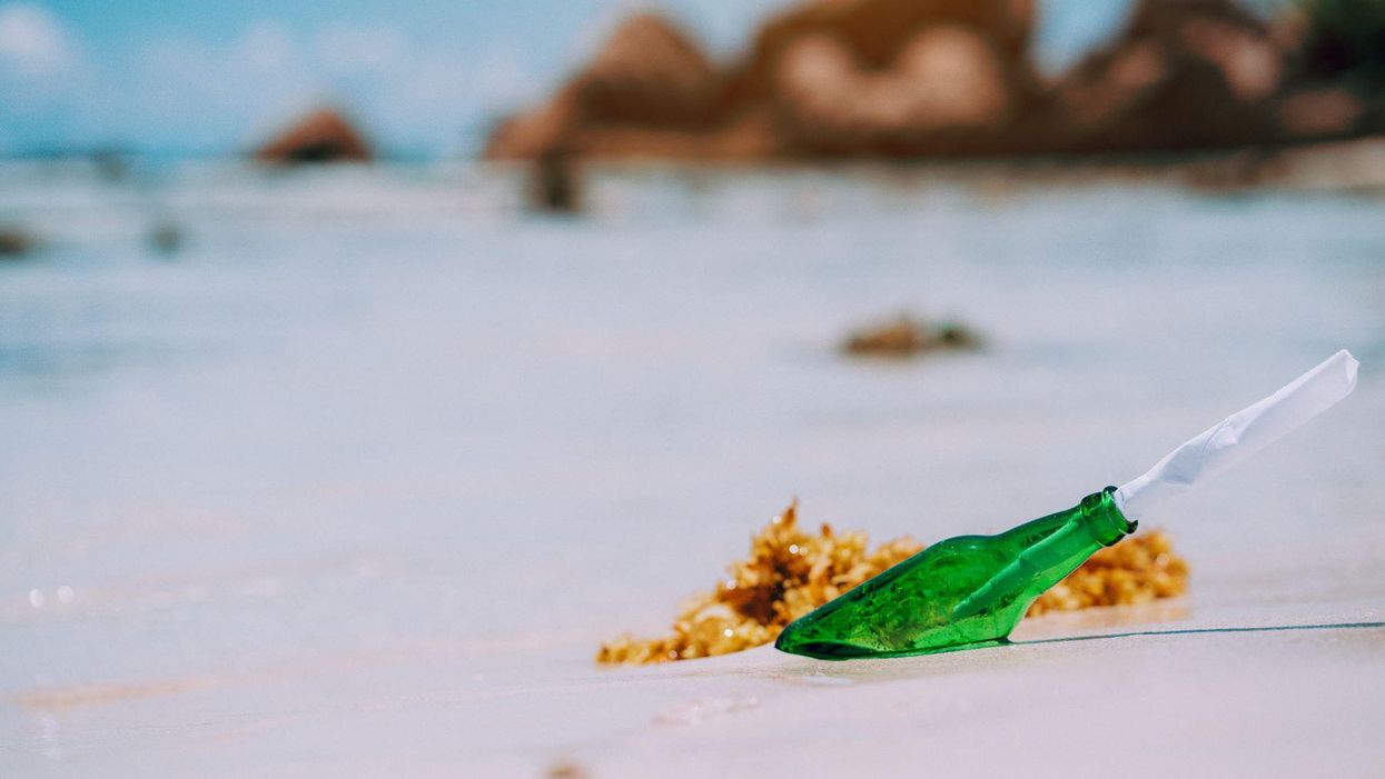 A Florida man found a message in a bottle sent in 1987 from Myrtle Beach