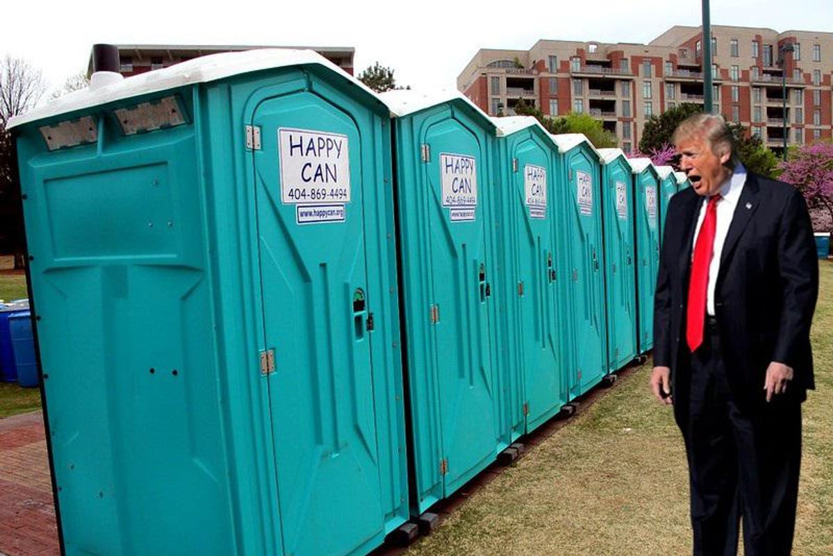 Secret Service Bringing Port-a-Potties To Trump's Sh*t Palaces