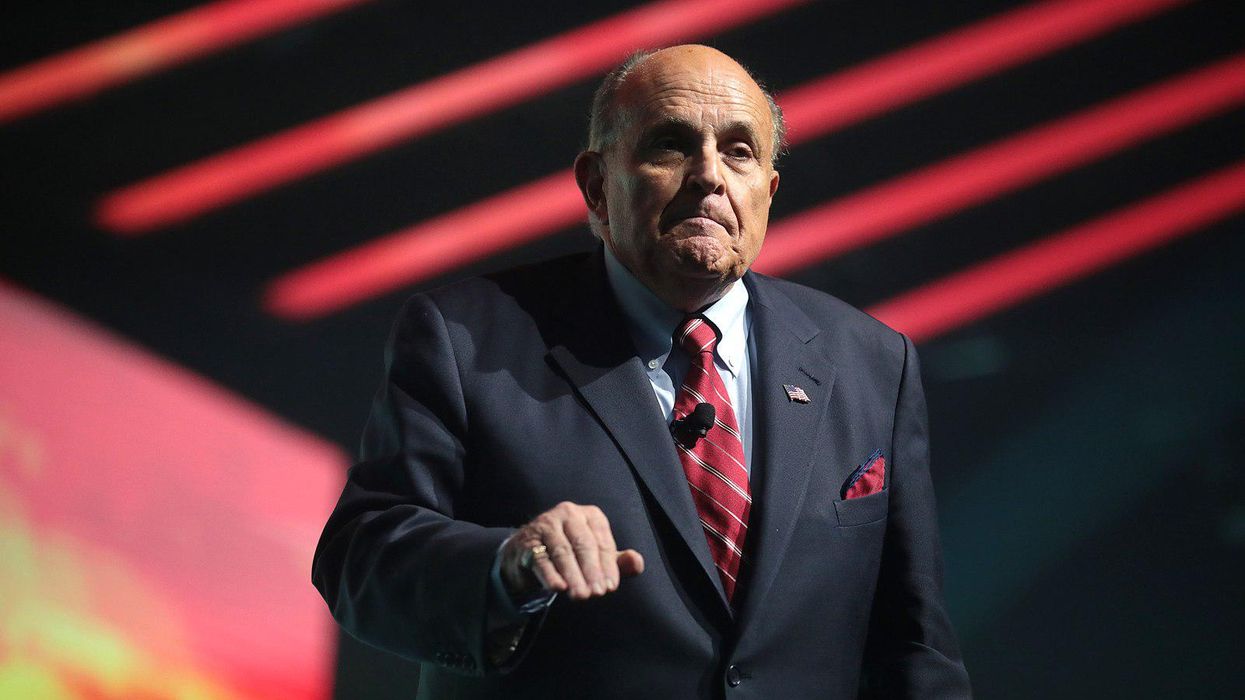 Former New York City mayor Rudy Giuliani