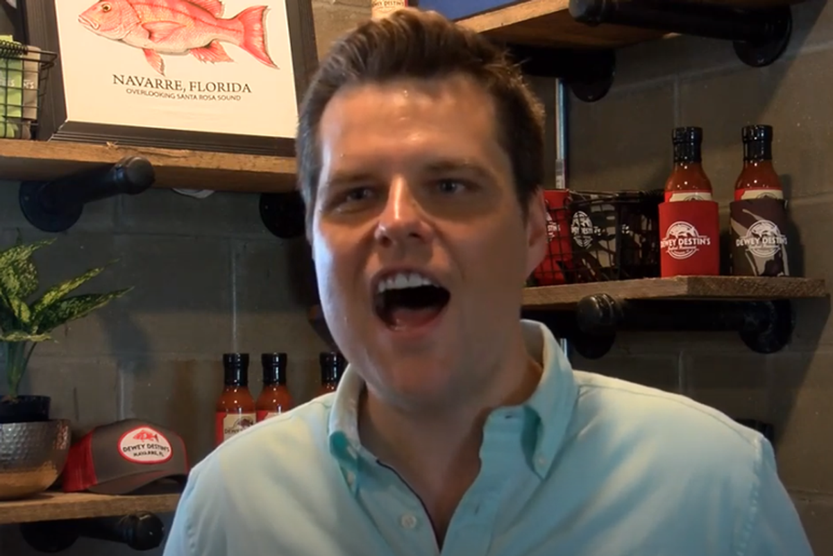 How Dumb Is Matt Gaetz? Pretty F-in' Dumb!