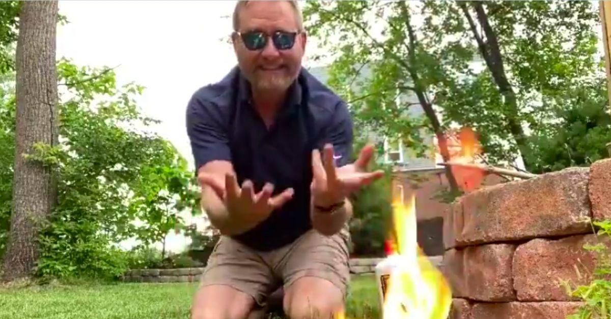 GOP Ohio AG Blasted After Filming Himself Setting A Mask On Fire For Groanworthy Stunt
