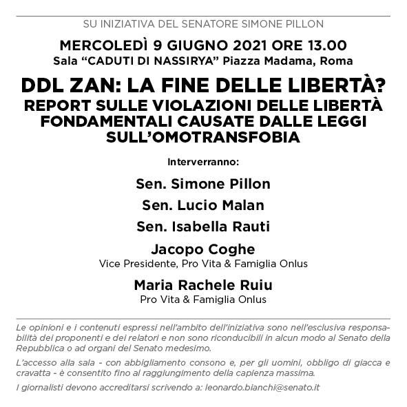 Omotransfobia, Conferenza stampa al Senato mercoledì 9 giugno alle ore 13