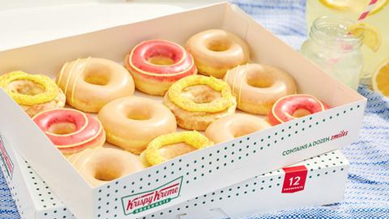 Krispy Kreme debuts new lemonade glazed doughnuts, BOGO deal