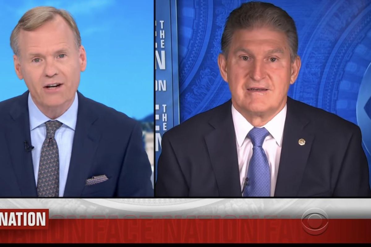 Joe Manchin Won't Give Up On Republicans On First Try, Or 100th Try, Or 48 Millionth Try, Or ...