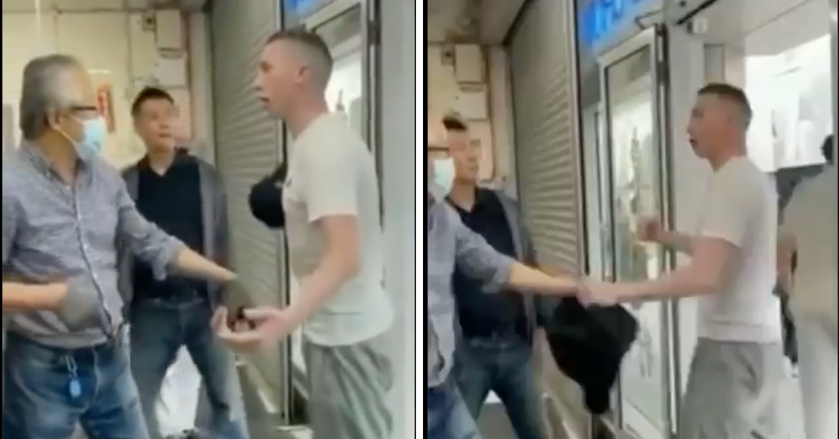White Guy Allegedly Bullies Elderly Asian Shop Owner—Only To Get Knocked Out Cold By Him
