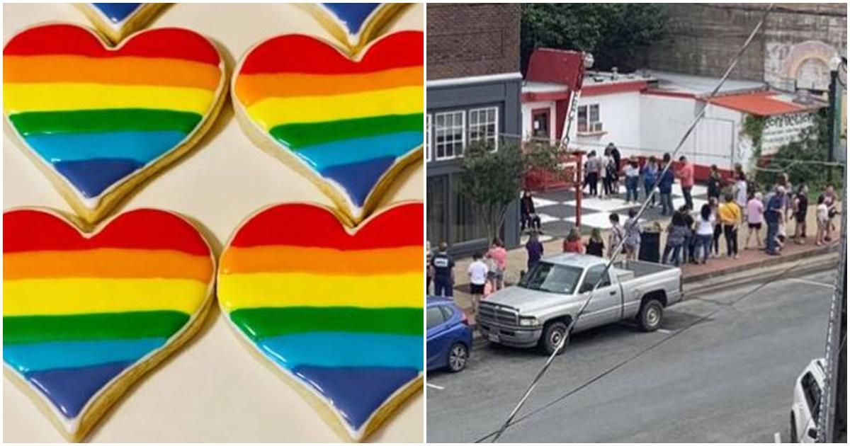 A Texas bakery faced a backlash for its Pride-themed cookies. But then the allies showed up.