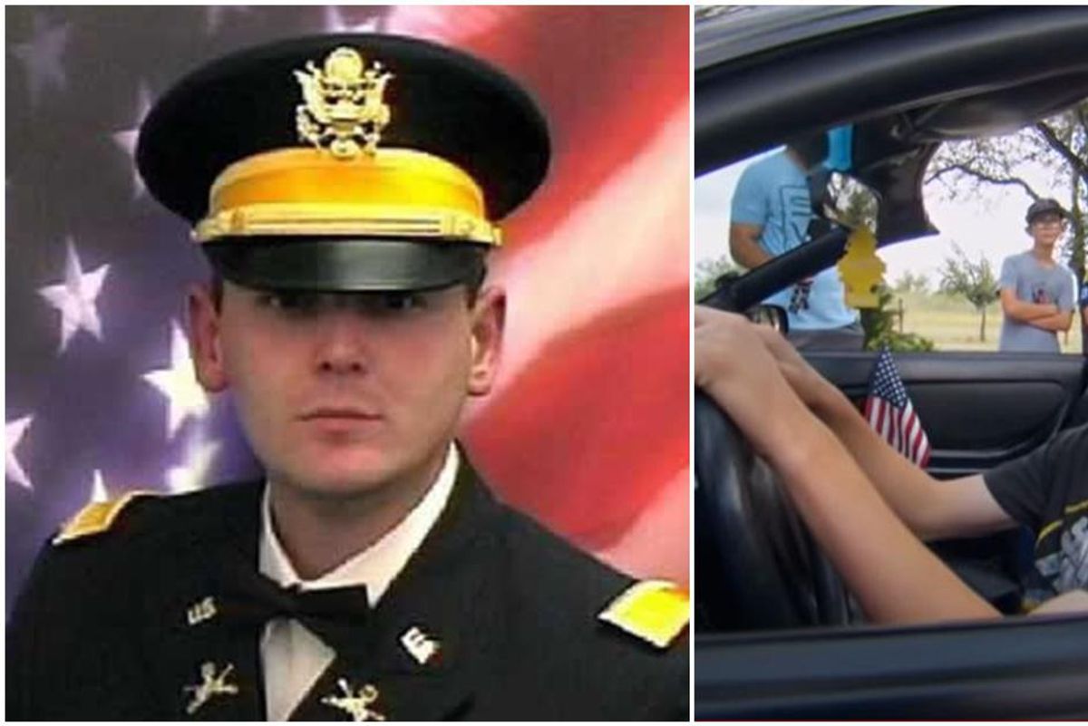 An Iraq war widow tracked down her husband's car to give it to her son for his birthday