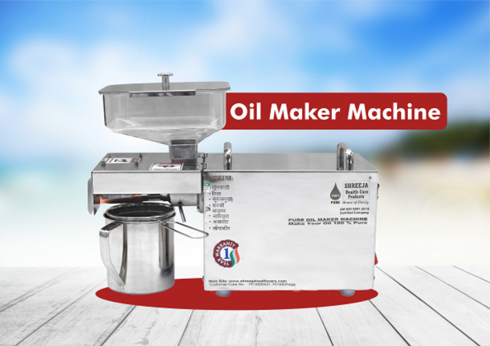 Best oil maker machine for home cooking-Healthiest Cooking oil