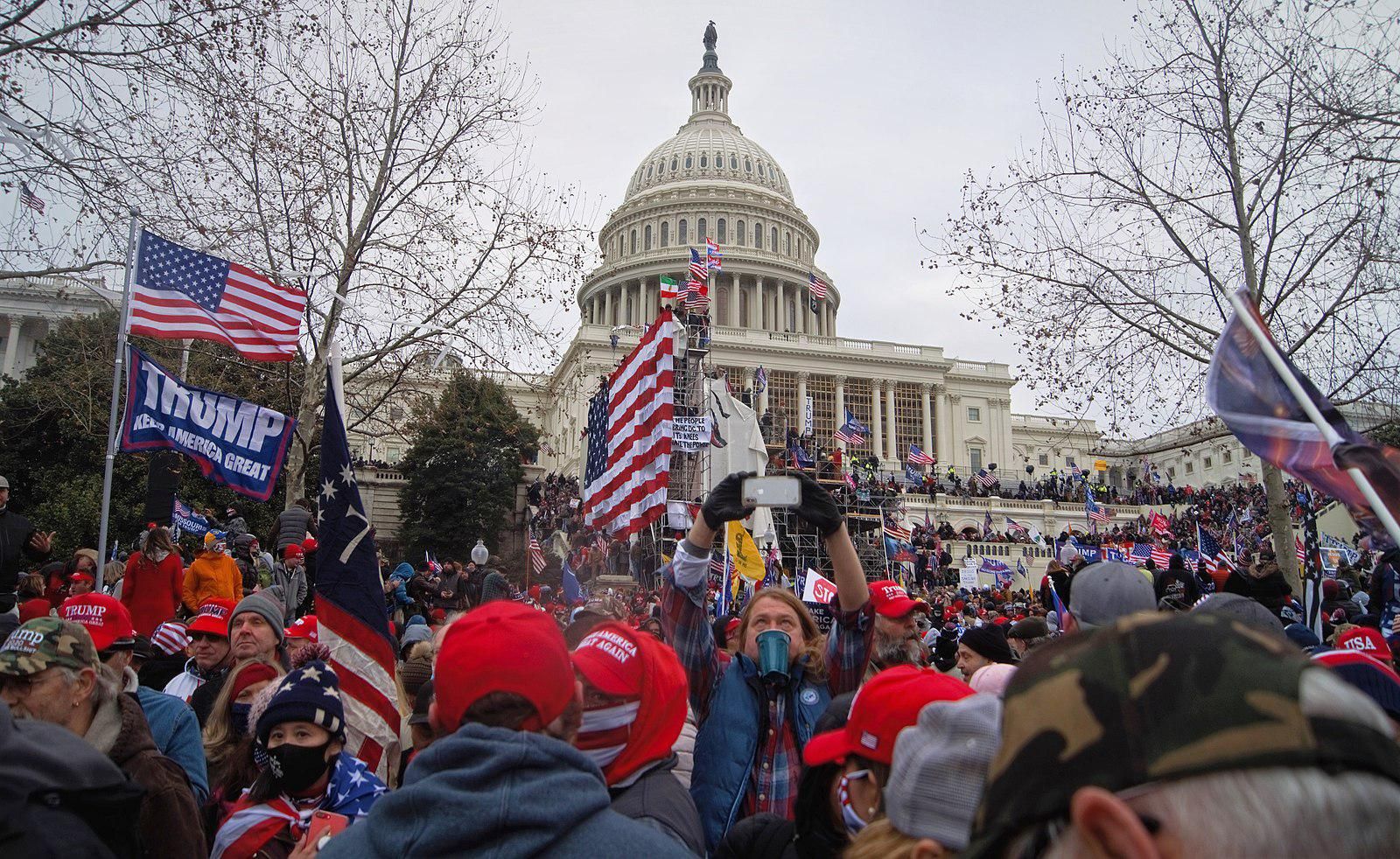 January 6 pro-Trump storming of the Capitol. 