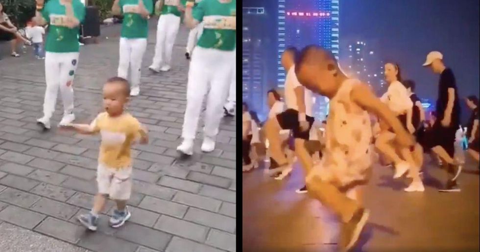 Little Kid Holds His Own Dancing With Choreographed Dancers Upworthy