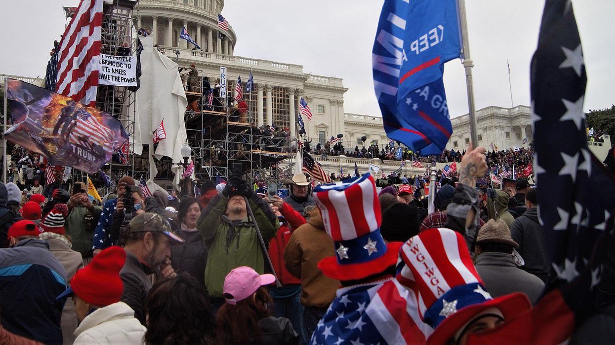 January 6 pro-Trump riot at the Capitol. 