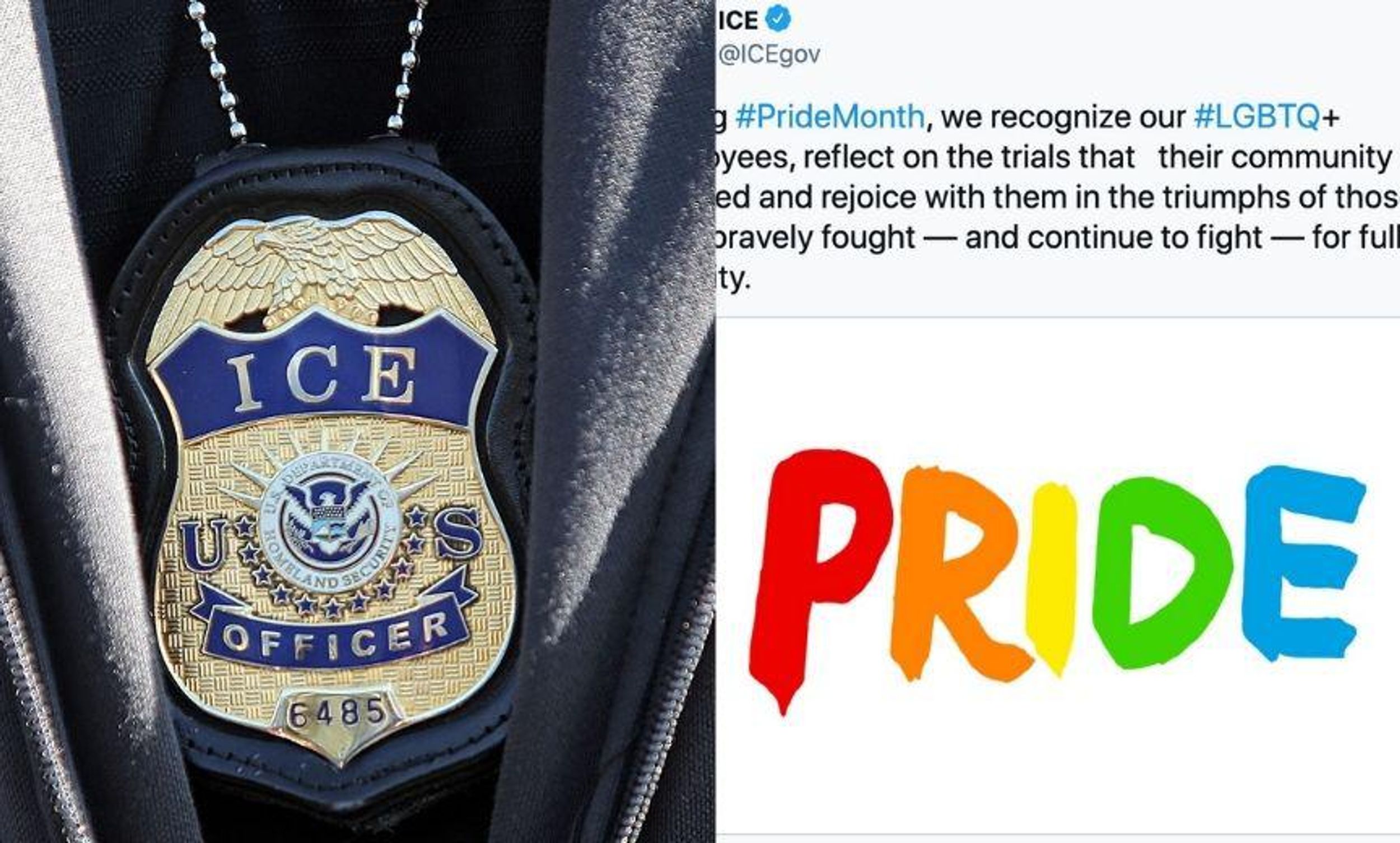 ICE Tried to Tweet in Support of the LGBTQ Community for Pride—and It Backfired Instantly
