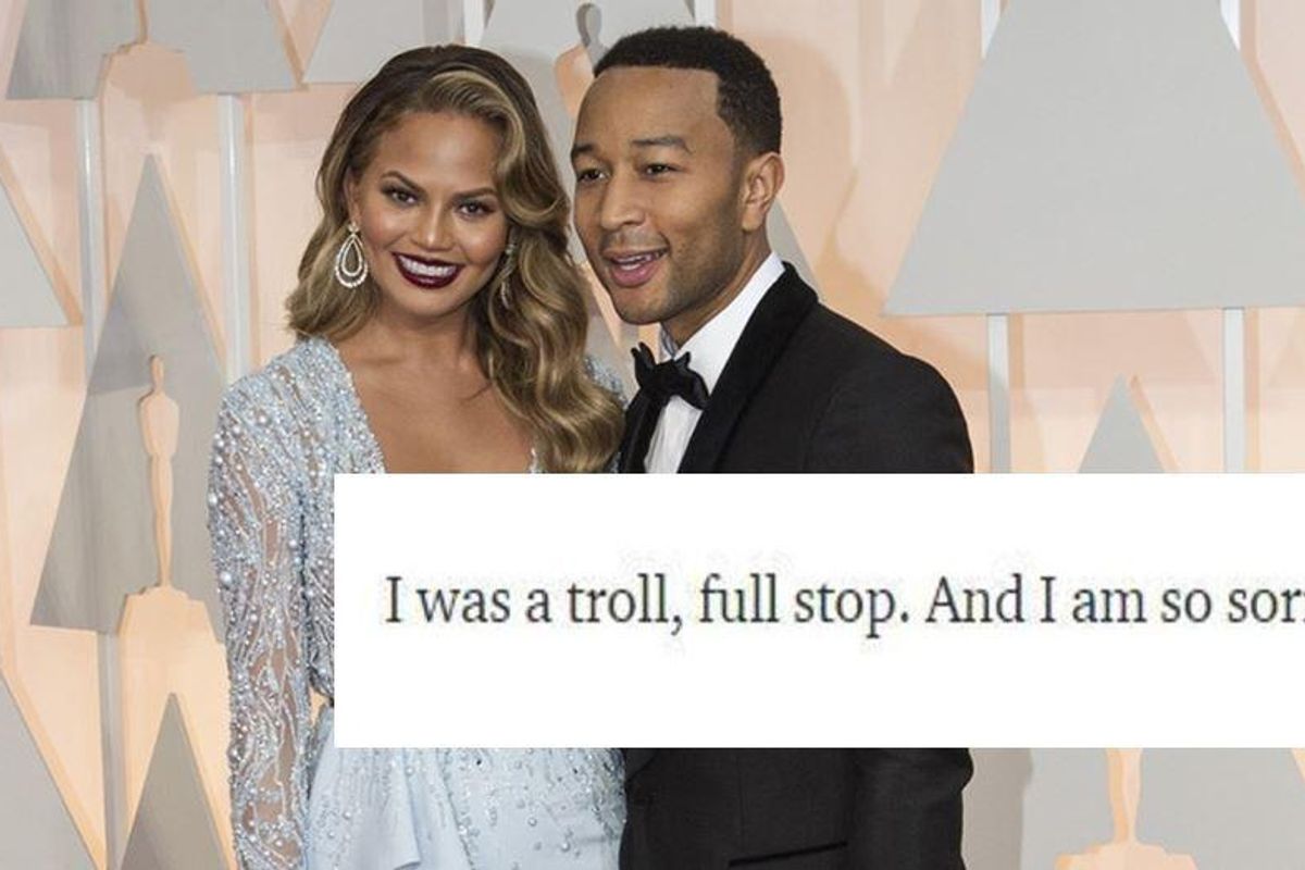 Chrissy Teigen's artful and genuine apology letter is a master class on second chances