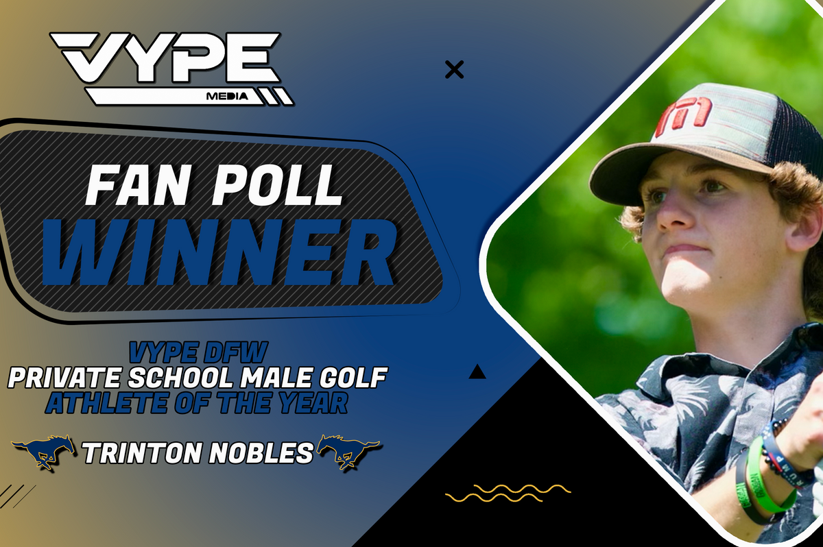 VYPE DFW Private School Male Golf Athlete of the Year Fan Poll Winner: McKinney Christian's Trinton Nobles