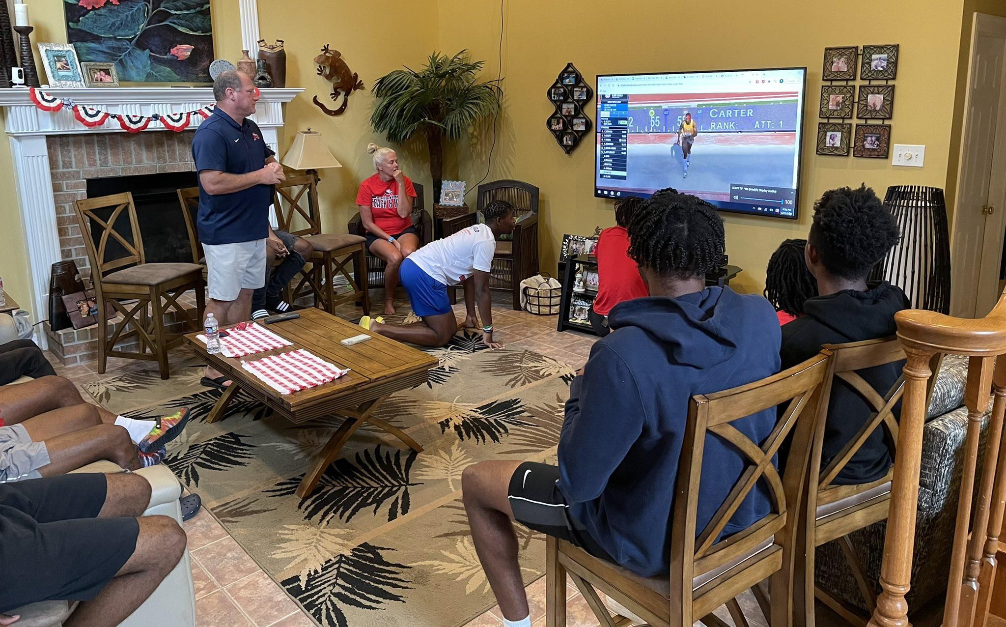 Leading by Example: Atascocita jumps coach Chris Carter competes at Olympic Trials with plenty of support