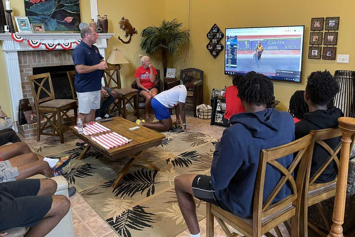 Leading by Example: Atascocita jumps coach Chris Carter competes at Olympic Trials with plenty of support