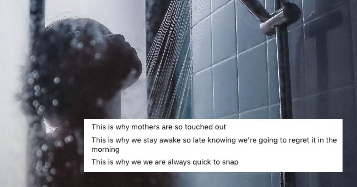 Mom In Shower Son Forced To Sex - Mom shares how her kid interrupted her shower 67 times - Upworthy