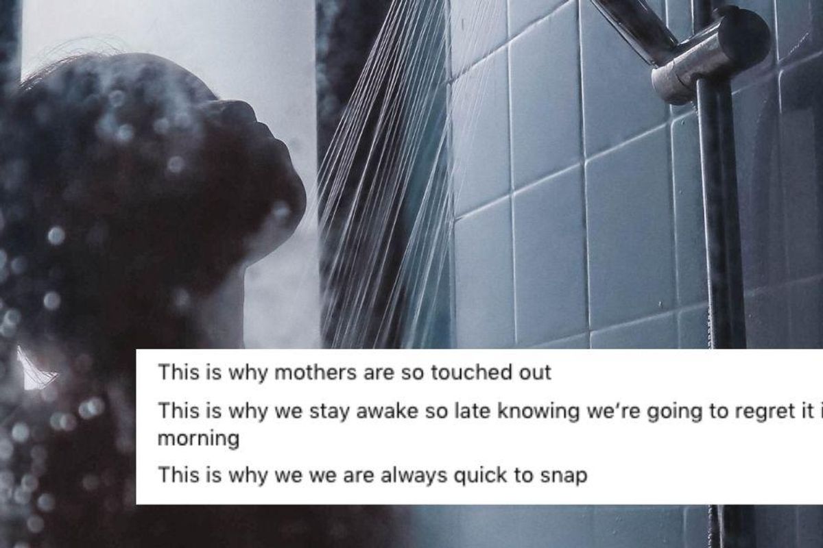 A mom's viral post about her kid interrupting her shower 67 times is a must read