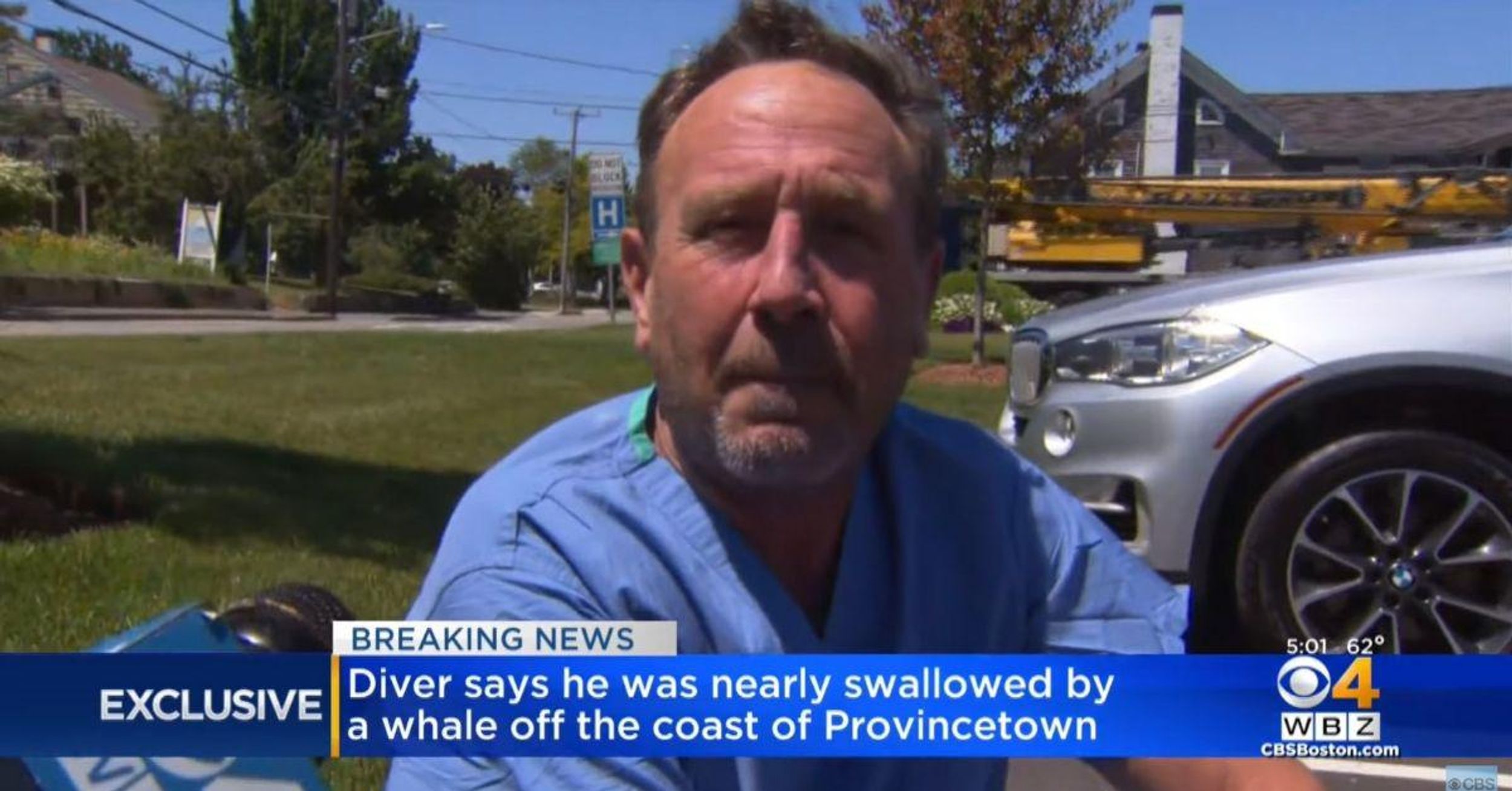 Lobster Fisherman Narrowly Escapes After A Humpback Whale Nearly Swallowed Him