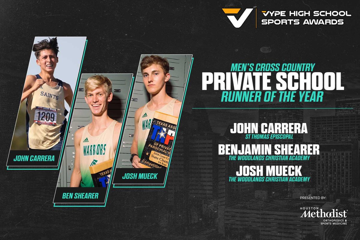 2021 VYPE Awards: Private School Men's Cross Country Runner of the Year Finalists