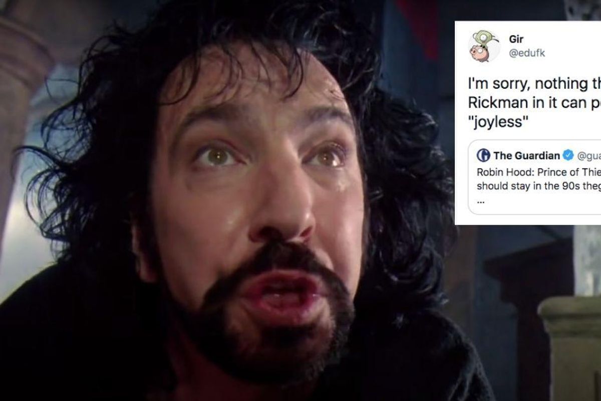 People turned the 30th anniversary of `Robin Hood: Prince of Thieves` into a viral Alan Rickman lovefest