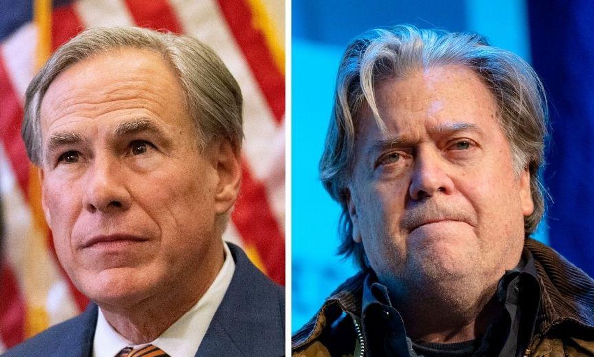 'Steve Bannon' Trends After Texas Governor Announces Plan to Raise Border Wall Funds Online