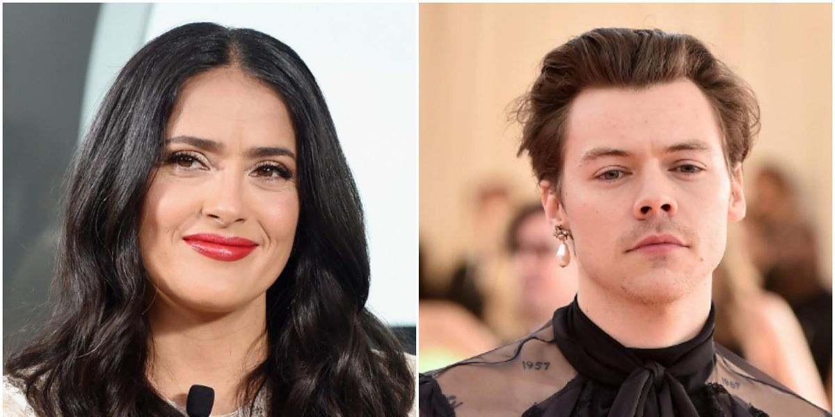 Salma Hayek's Owl Threw Up on Harry Styles' Head