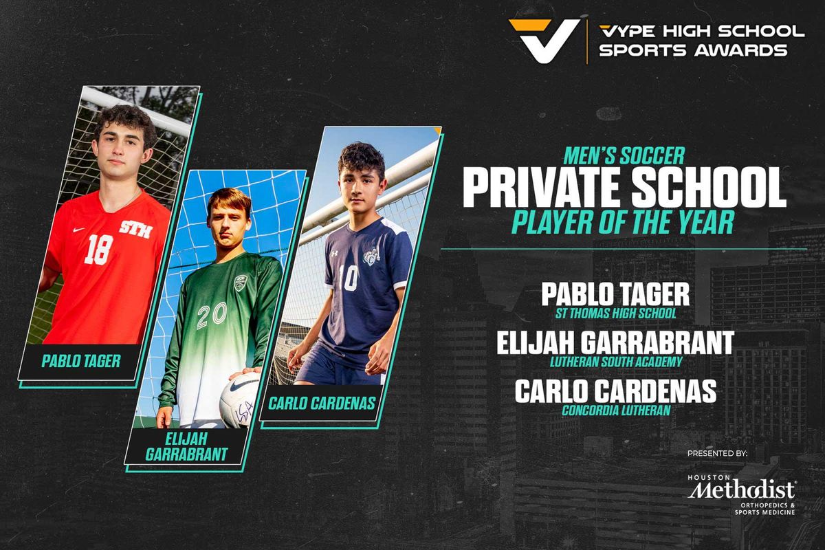 2021 VYPE Awards: Private School Men's Soccer Player of the Year Finalists
