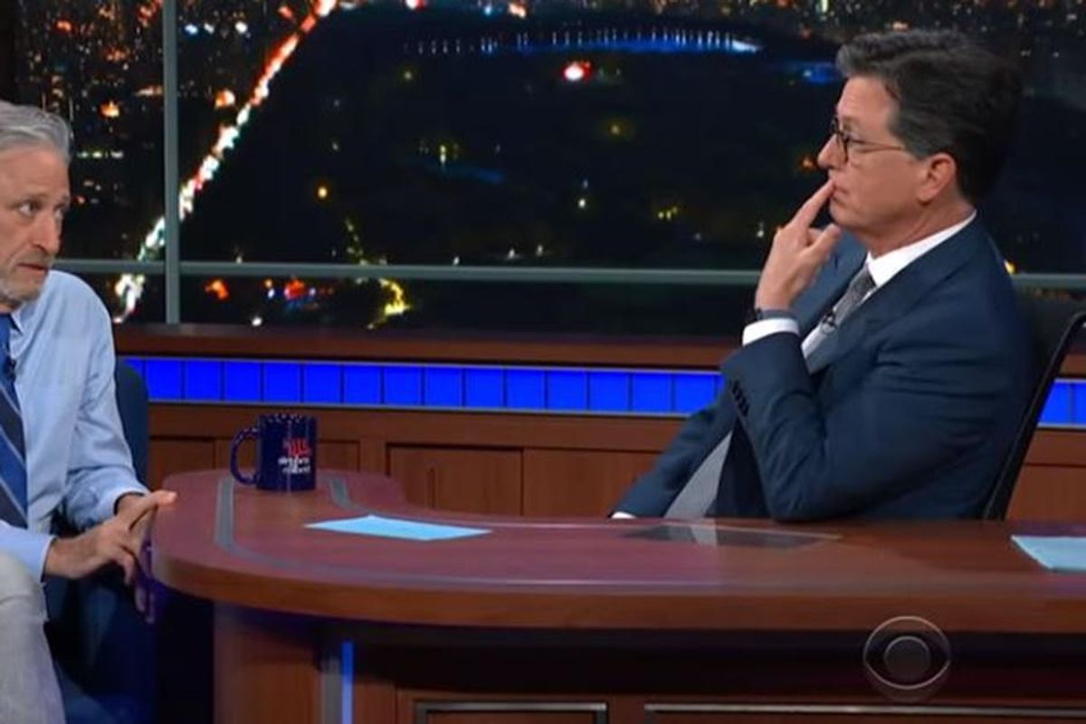 Jon Stewart returns to late-night TV to explain why the Wuhan lab-leak theory isn't so crazy