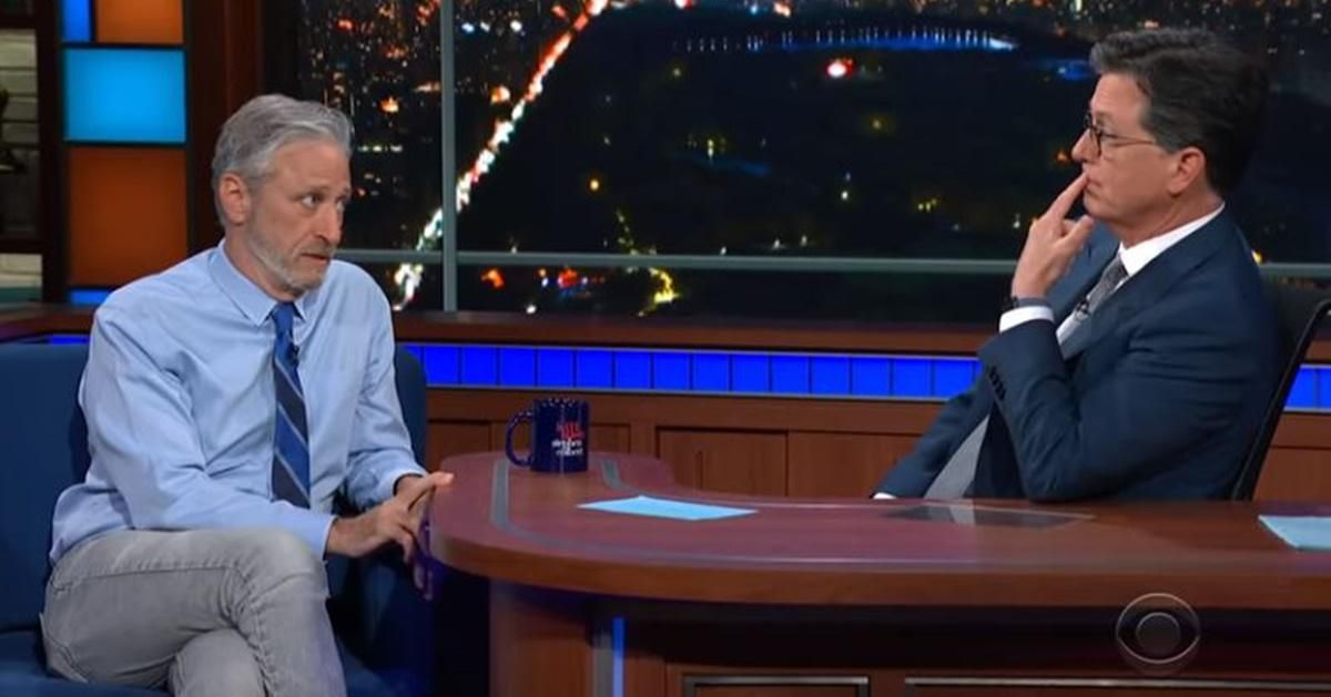 Jon Stewart returns to late-night TV to explain why the Wuhan lab-leak theory isn't so crazy