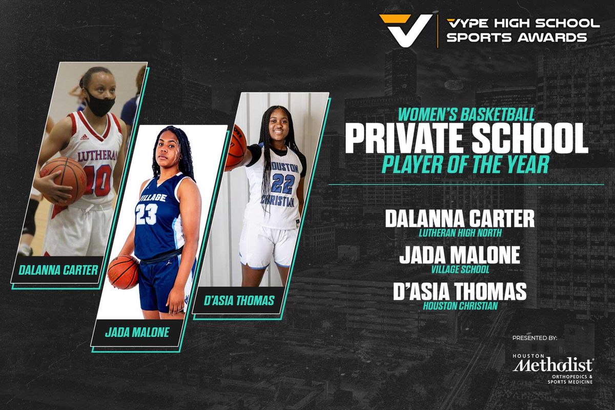 2021 VYPE Awards: Private School Women's Basketball Player of the Year Finalists