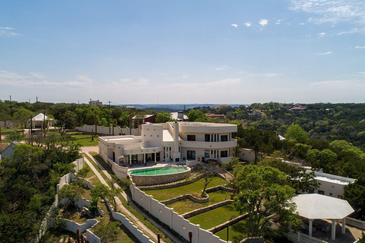 $5 million fortress-like home boasts helicopter pad and dungeon dining room